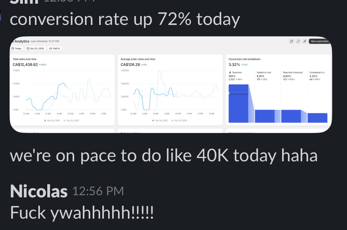watchnicolas's tweet image. Replo Product page optimization. For this I will take credit.