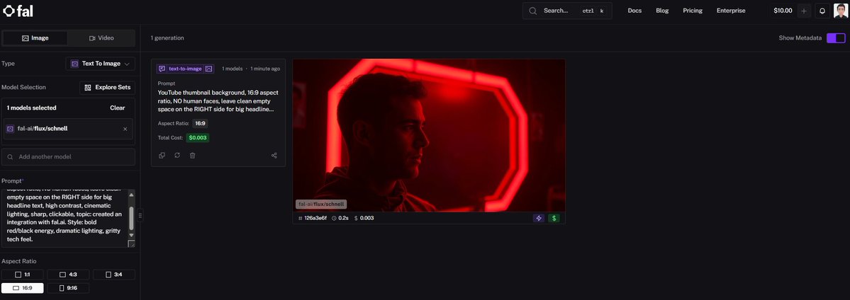 txordy's tweet image. Doing my first tests with Fal AI to generate youtube thumbnails. Just tried a quick prompt, now it's time to improve the prompt and automate it within the @FacelessThumbs project... #buildinpublic
