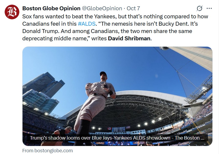 David Shribman hates Donald Trump so much, that he just keeps on recycling the same article 2 weeks later.