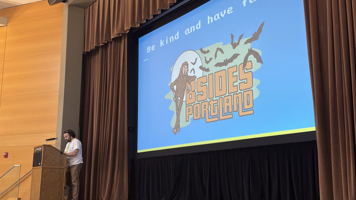 #BSidesPDX Has started! <a href="/BSidesPDX/">BSides Portland</a>