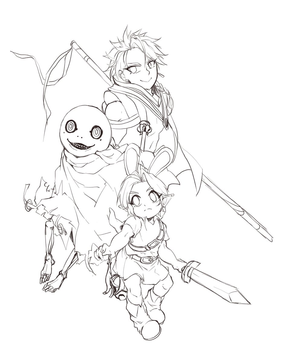 復健，太久沒畫畫我的手真的需要慢慢恢復手感