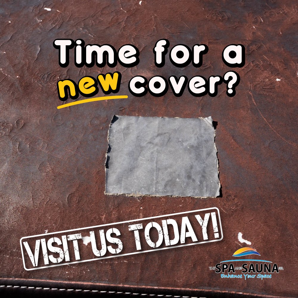 If your hot tub cover looks like this one, it's time to visit us for a variety of replacement used cover options.

Prices start at just $199. 

#usedhottubcover #replacementcover #spaandsaunaco #enhanceyourspace