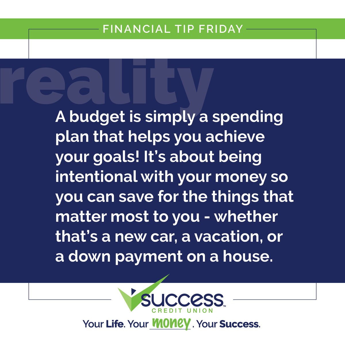 SuccessCU's tweet image. Financial Tip Friday: Let's Bust a Money Myth! 💥
Ready to build your roadmap? We can help you create a plan that fits your life. 
Stop by Success Credit Union today!
#SuccessCreditUnion #FinancialLiteracy #Budgeting #MoneyMyths #FinancialGoals #CreditUnionLife