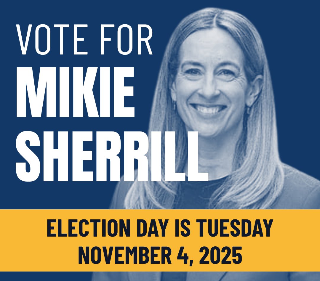Hey NJ — early voting starts tomorrow — Saturday, October 25 :: find your polling location and vote BLUE <a href="/MikieSherrill/">Mikie Sherrill</a> 

nj.gov/state/election…