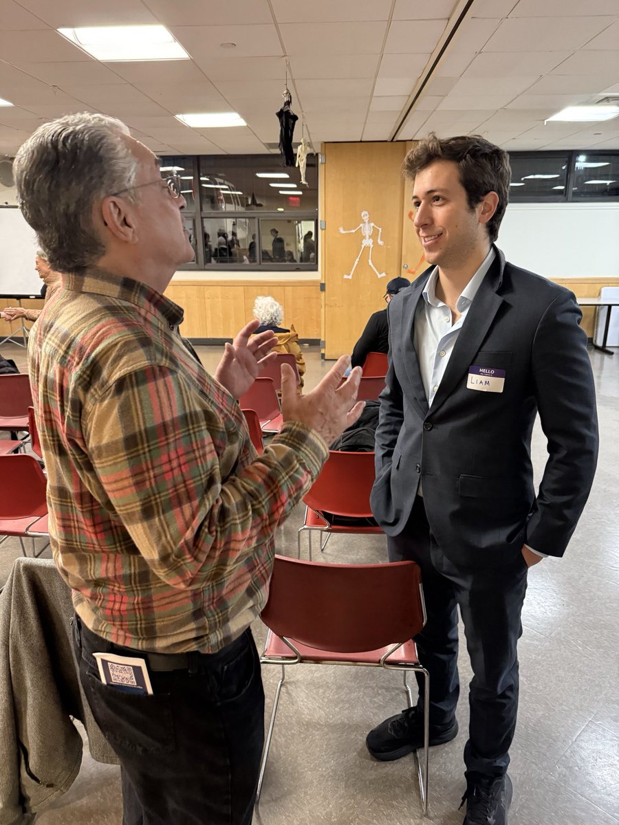 Great to connect with friends and neighbors at last night's <a href="/WestsideDems/">Westside Democratic Club</a> meeting. It was particularly special meeting <a href="/MicahLasher/">Micah Lasher</a>'s  mom - I'm going to have to fight hard to get her vote!!!