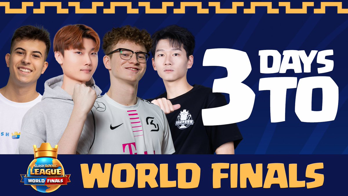 Only 3 days left until the #CRL25 World Finals kick off! 🌍

Are you ready for three unforgettable days of competition? 🔥