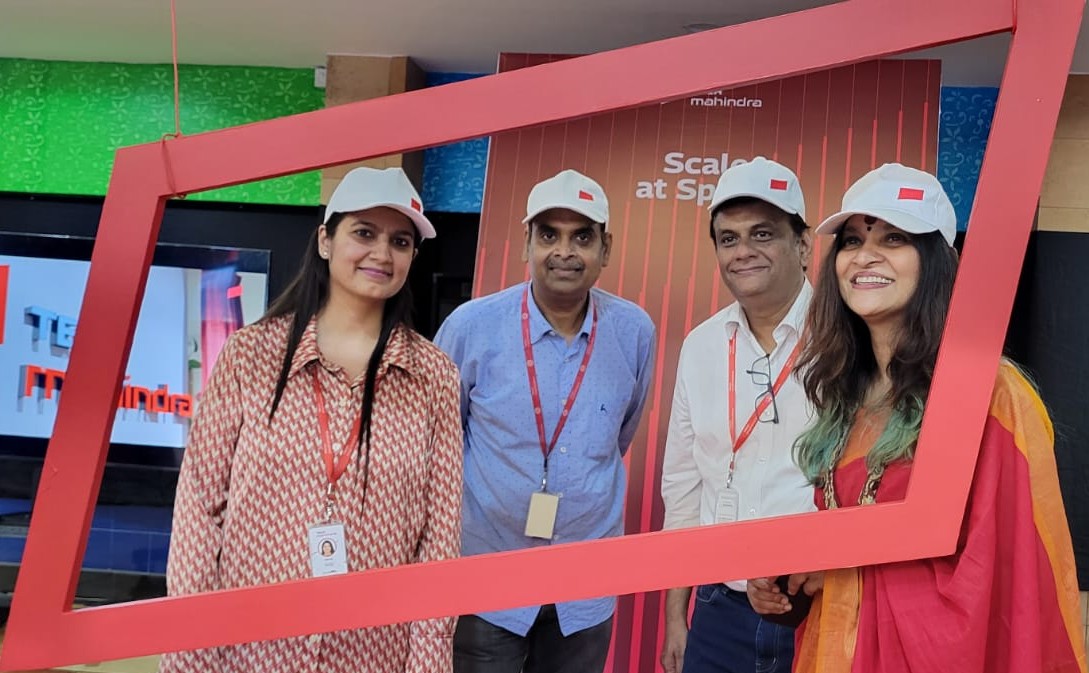 vrindapisharody's tweet image. Today was one of those moments again — a red-letter day as we unveiled @tech_mahindra&apos;s refreshed brand identity

The addition to the logo - the red lozenge (yes, that&apos;s what it&apos;s called!) is symbolic of the energy that so defines TechM 😊

Continue to be proud to say #IamTechM