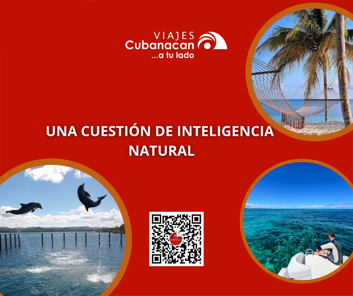 #ViajesCubanacanHolguin: una decisión inteligente y natural. 

#ViajesCubanacan #ATuLado #travel #turismo #CubaÚnica <a href="/MinturCuba/">Ministerio Turismo</a> <a href="/JuannCarlosGG/">Juan Carlos García Granda</a> <a href="/GrupoViajesCuba/">Grupo Empresarial Viajes Cuba</a> <a href="/avcubanacan94/">Agencia Viajes Cubanacán</a> <a href="/holguintravel17/">Holguín Travel</a>