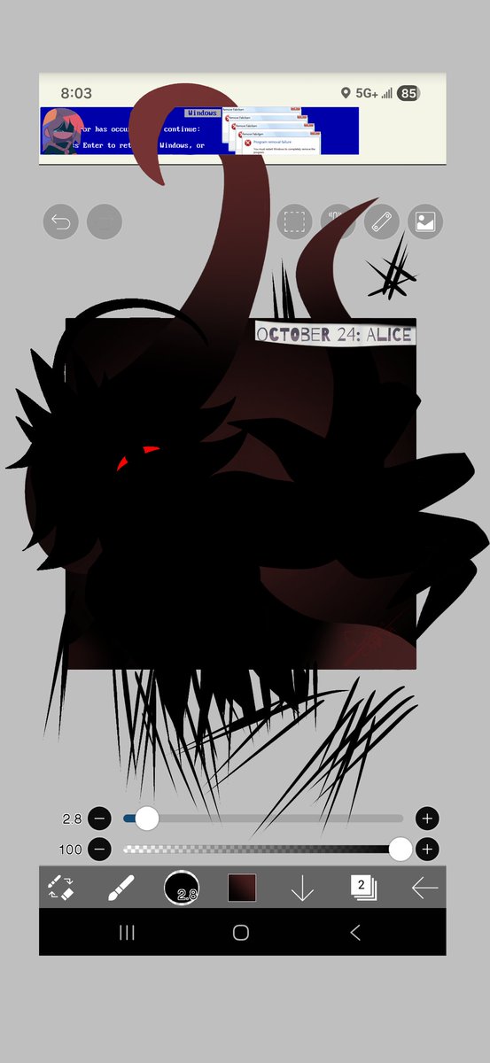 Tysonthemaskian's tweet image. Day 24!! With and without render:) #FPEtober