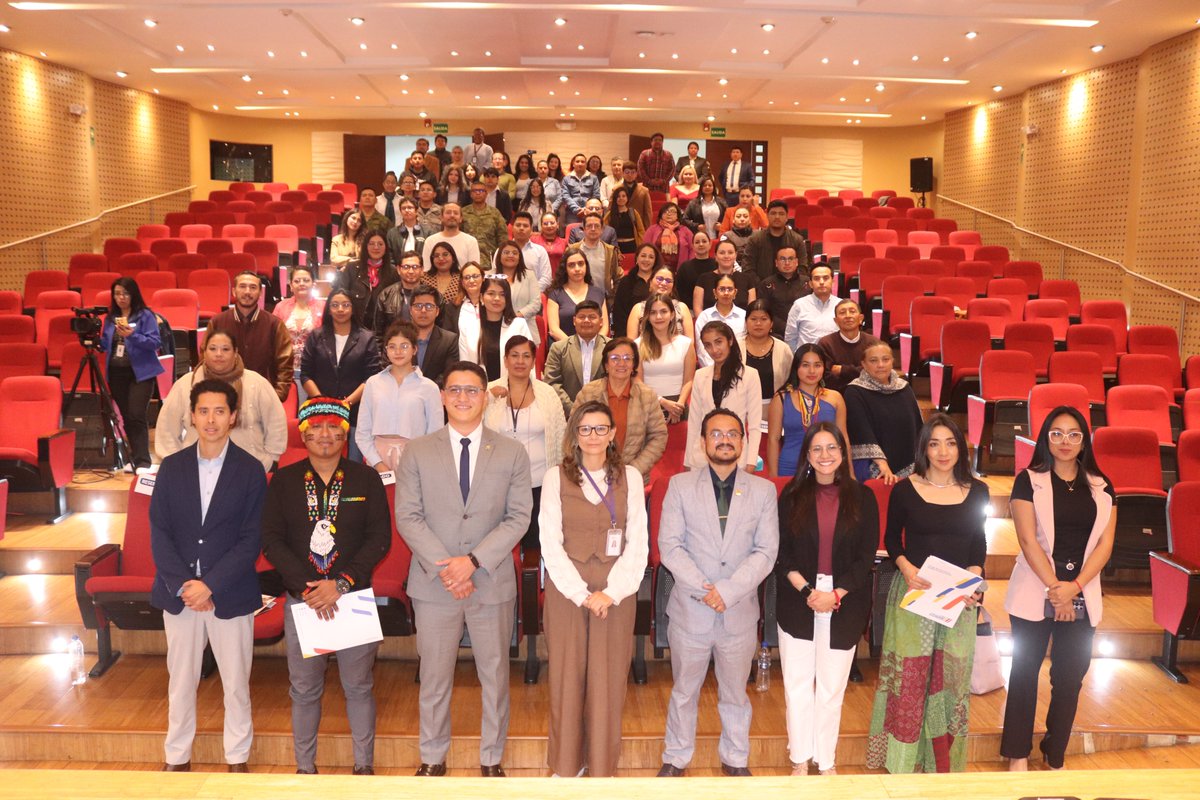 🟡🔵🔴 El Mgs. <a href="/KawarSaant/">Kawar Saant</a>, Secretario Técnico del #CNIPN, participó como ponente en las Segundas Jornadas “Violencia y Derechos de Niñas, Niños y Adolescentes”. 

Destacó la importancia de prevenir la violencia desde el enfoque de los pueblos y nacionalidades. 🌿👧🏽🧒🏽