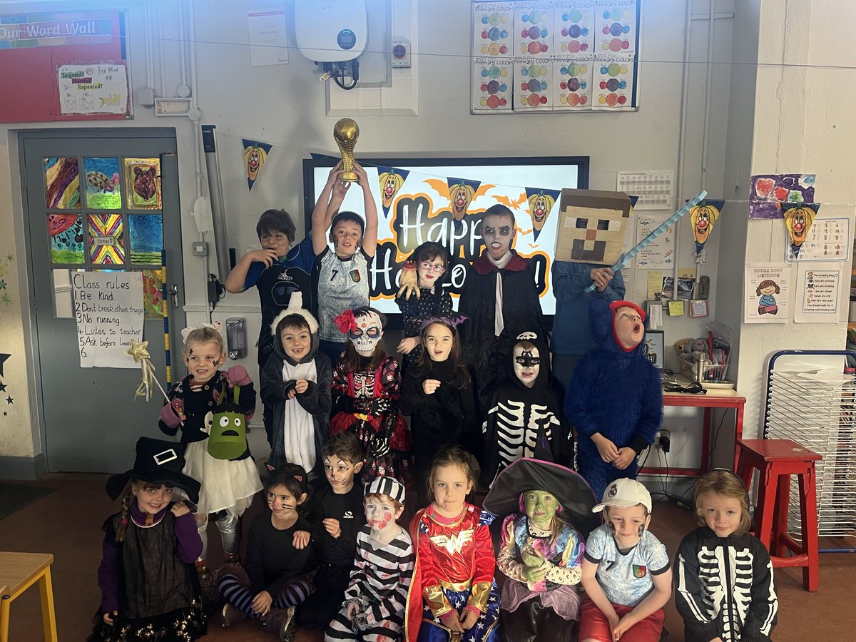 Some great spooky Halloween costumes in the Junior Room today