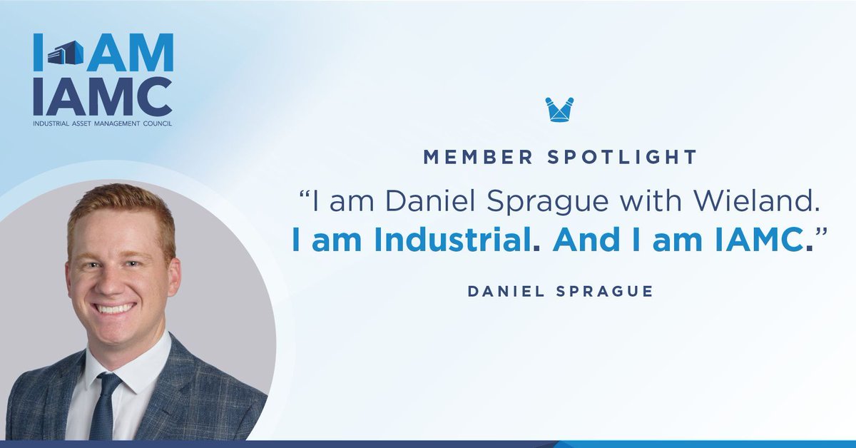 IAMC (@iamcgroup) on Twitter photo “IAMC brings together some of the world’s best and brightest industrial real estate leaders. The connections, knowledge-sharing, and dynamic community are what make IAMC so impactful for my career.” 
#IAMC #MemberSpotlight #IndustrialRealEstate #Networking #IamIAMC “IAMC brings together some of the world’s best and brightest industrial real estate leaders. The connections, knowledge-sharing, and dynamic community are what make IAMC so impactful for my career.” 
#IAMC #MemberSpotlight #IndustrialRealEstate #Networking #IamIAMC