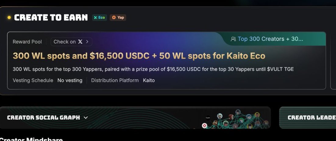 So you all know we are on the Era of Presales.

Now <a href="/vultisig/">Vultisig</a> is having $Vult token sale on <a href="/KaitoAI/">Kaito AI 🌊</a> launchpad.

Top 300 yappers will be able to buy in at $3M valuation, Last raise happened around $70M which is already 20x plus in profit.

For a multisig wallet, $300M to $500M