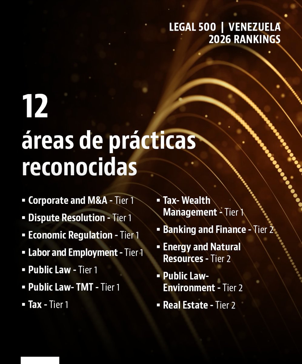 Nos complace anunciar que nuevamente obtuvimos el sello 𝘾𝙡𝙞𝙚𝙣𝙩 𝙎𝙖𝙩𝙞𝙨𝙛𝙖𝙘𝙩𝙞𝙤𝙣 en la Guía Latinoamérica 2026 de <a href="/thelegal500/">The Legal 500</a> que recién anunció sus rankings esta semana. También obtuvimos distinciones en 12 áreas de prácticas en los niveles más altos del ranking.