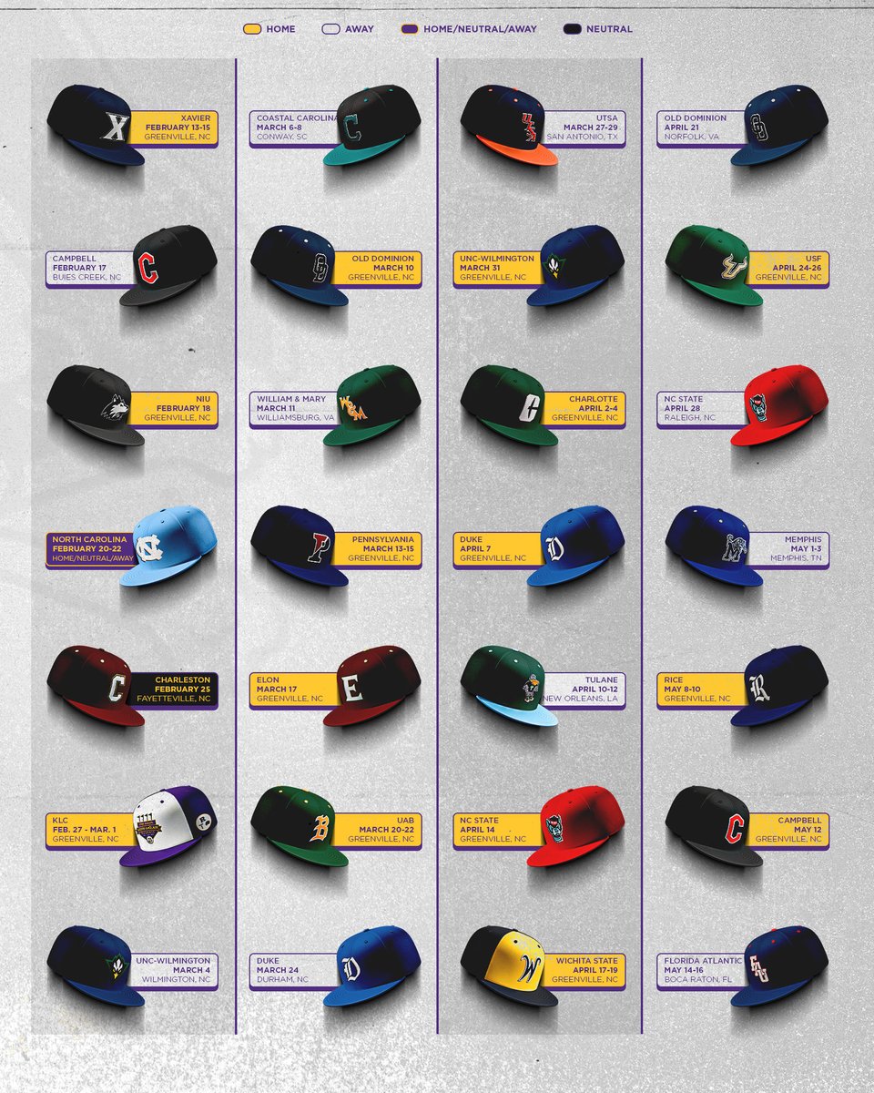 ECU Baseball (@ecubaseball) on Twitter photo ππππ ππππ πππππππππ
The 2026 Schedule is here!βΎοΈπ΄ββ οΈ
#PIRATES ππππ ππππ πππππππππ
The 2026 Schedule is here!βΎοΈπ΄ββ οΈ
#PIRATES