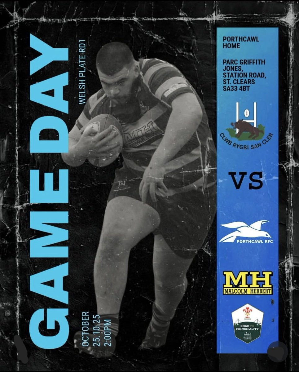 stclears_YOUTH's tweet image. Tomorrow we welcome @porthcawlrfc Youth to Parc Griffith Jones to battle it out in the first round of the 25-26 Welsh Plate. 
KO 2.00pm
Let's kick off the Cup run! 🔵🐗
@stclearsrfc_XV @AllWalesSport