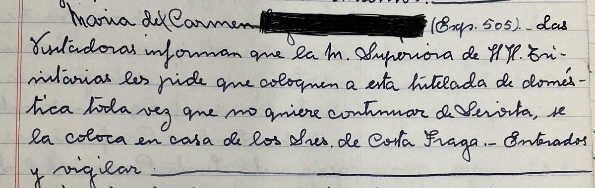 anluma99's tweet image. Fueron sus conventos, talleres y lavanderías , casas particulares , y las empresas a las que vendían el trabajo de las forzosamente internadas, los escenarios principales del trabajo esclavo al que se condenó a miles de mujeres bajo la excusa hipócrita de su redención moral.
