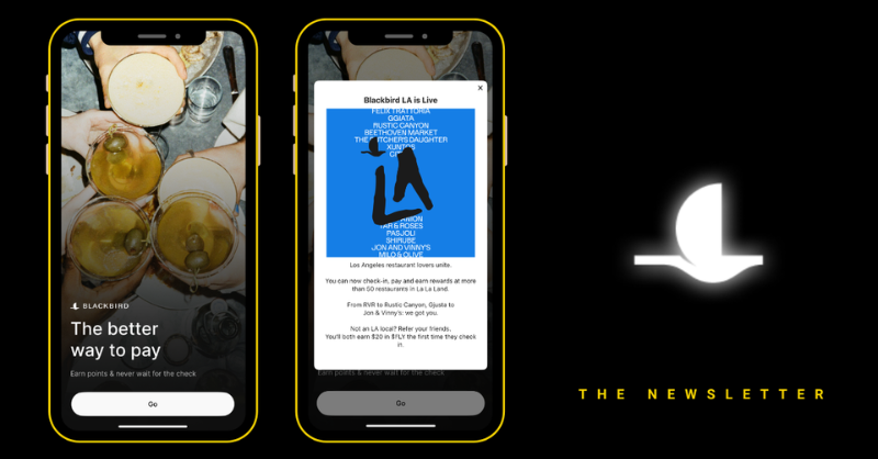 dotLA's tweet photo. @Blackbird launches in LA. A loyalty and payments layer built for independent restaurants, plus this week’s LA venture deals.
Read the spotlight below.