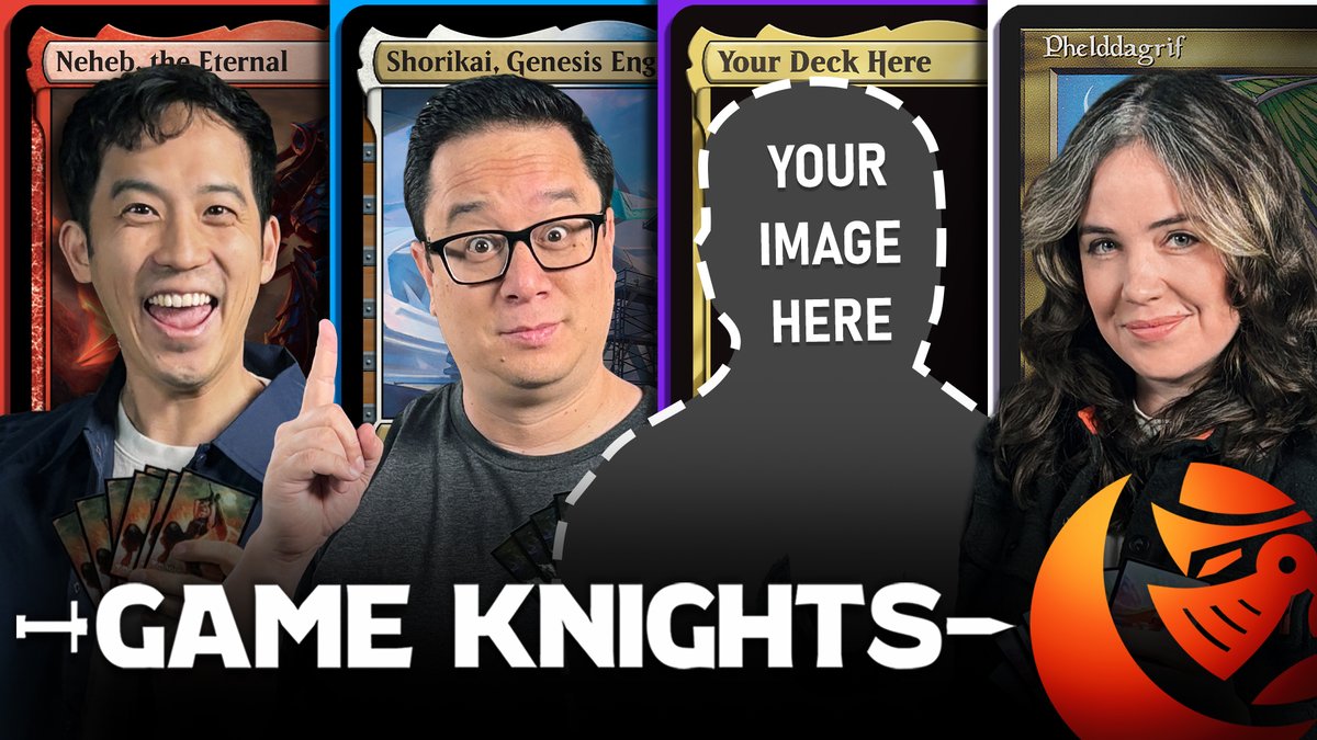 commandcast's tweet image. Reminder: The submission deadline for #GameKnights auditions is this Sunday (10/26) @ 11:59pm PST.

If you want a chance to be the next fan guest on the show, follow the link for all the info on how to apply: commandzone.com/audition/
