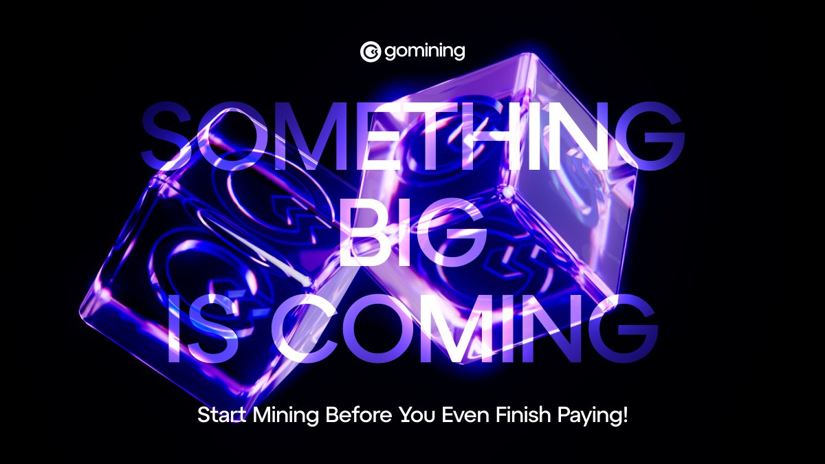 GoMining_token's tweet image. Something’s cooking in the GoMining labs 🔮
👀 If you were in the last X Space, you might already know.
Stay tuned — it’s almost ready ⚡️