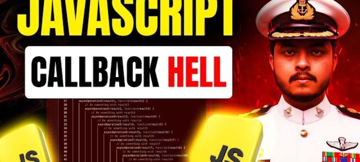 PriTamManna_18's tweet image. #Day33 of #DefenceChallenge🚀

📚Today’s Learning: Callback Hell in JS:—
✅JS is single-threaded-&amp;gt;uses callbacks for async tasks
✅Exists when callbacks depend on each other→deep nesting
✅major problems caused by callback hell
✅ Solved using Promises &amp;amp; Async/Await

#WebDev #JS