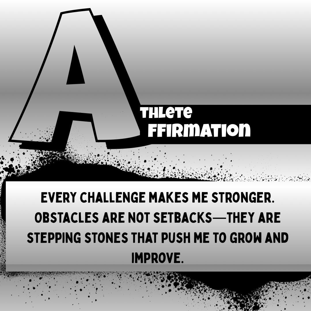 Athlete Affirmation Friday!