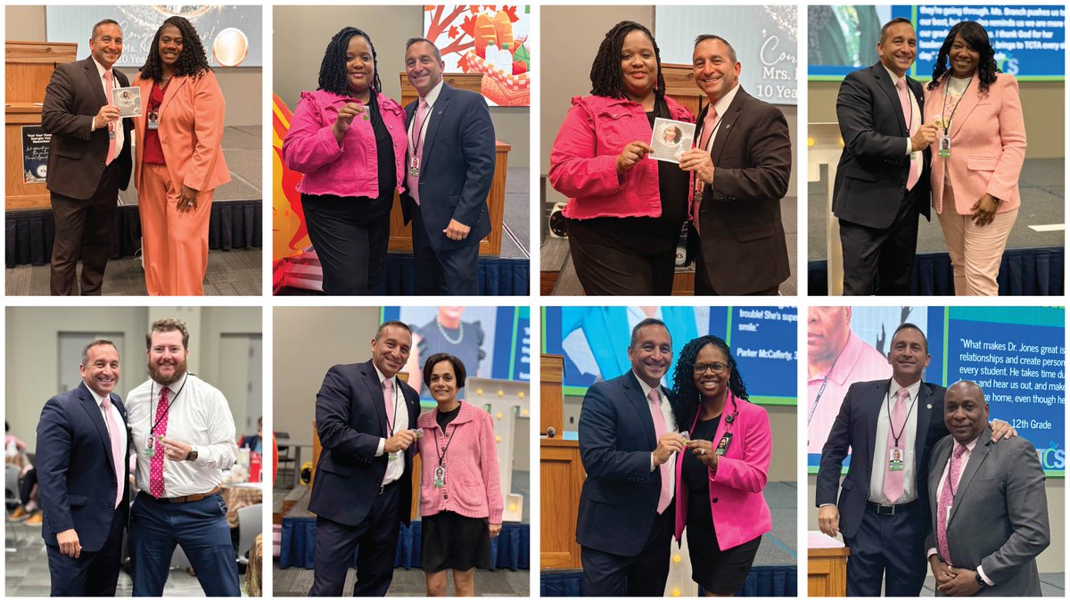 Celebrating our incredible principals! They were honored for their years of service &amp; surprised with heartfelt quotes from students in recognition of being Everyday Amazing!! Thank you for leading with passion &amp; purpose every day!✨<a href="/MikeDaria/">Mike Daria</a> #NationalPrincipalsMonth