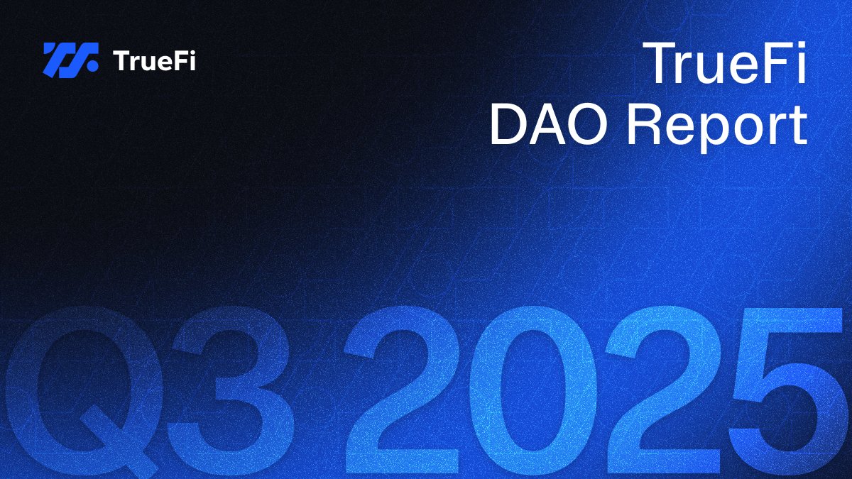 TrueFi (@TrueFiDAO) / Posts / X
