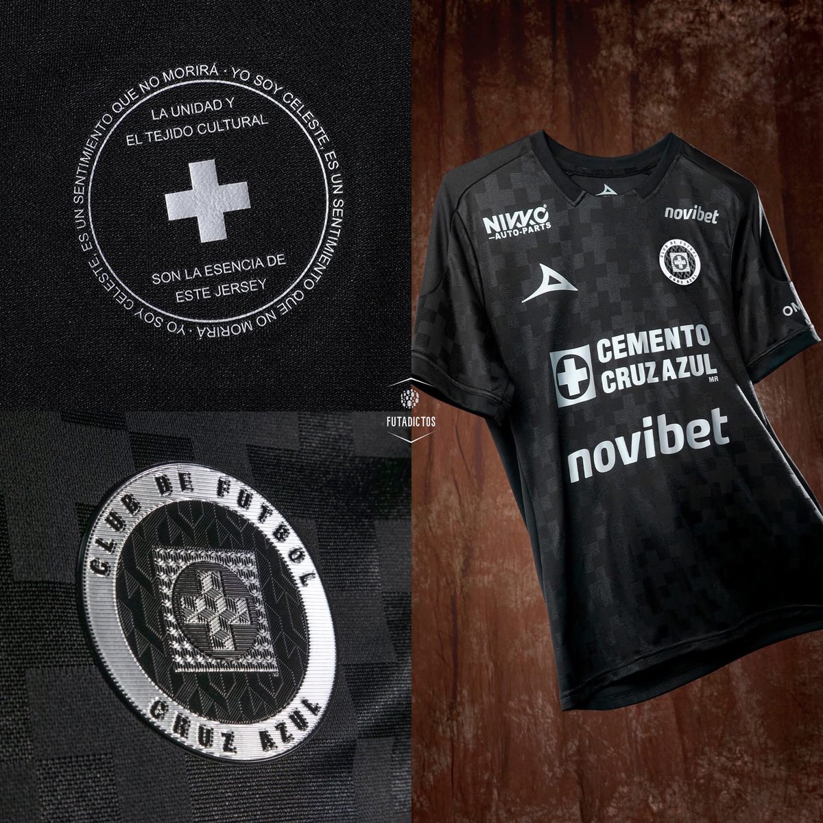 futadictosmx's tweet image. ¿QUÉ LES PARECE?🚂😱

#Pirma y #CruzAzul presentaron el tercer jersey del equipo, un negro elegante con vivos en plateado para resaltar aún más la belleza de la camiseta

#futbol #football #soccer #mexico #ligamx #pirmafutbol