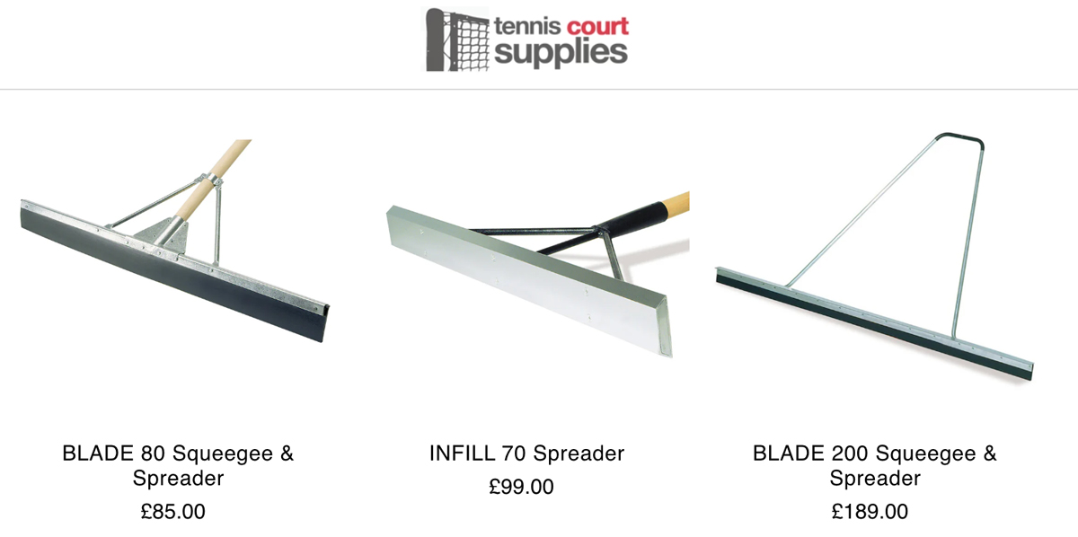 TheMatchPointer's tweet photo. 🎾 New in our shop: Tennis court dressing spreaders!
Perfect for spreading and levelling infill on artificial turf, synthetic clay, and natural clay courts. For pros &amp; clubs alike.
https://t.co/IJ8YiDqqTl #TennisMaintenance #TennisCourtCare https://t.co/dHIhHJcWSB