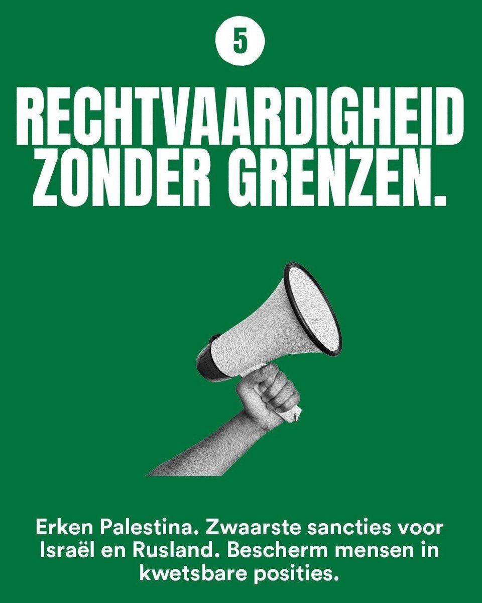 🕊️ Rechtvaardigheid zonder grenzen

De Partij voor de Dieren handelt altijd vanuit medemenselijkheid en rechtvaardigheid. Geen compromissen op mensenrechten.

Check de website voor meer info over onze speerpunten en ons verkiezingsprogramma.

#TK2025 #PvdD #Natuurlijk