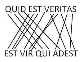 latinedisce's tweet image. My favourite anagram is John 18:38:

&amp;gt; Quid est vēritās? — “What is truth?”

&amp;gt; Est vir quī adest — “It is the man who is here.”