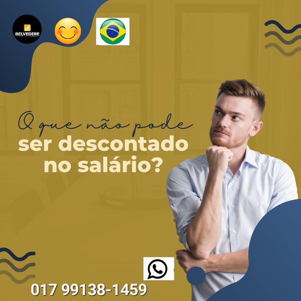 BelvedereCtb's tweet image. 💰 Você sabia? Nem tudo pode ser descontado do seu salário!

Existem regras na lei trabalhista que protegem o trabalhador.
👉 Só podem ser feitos descontos autorizados por lei ou pelo próprio funcion

#DireitosTrabalhistas #CLT #Trabalho #Salario #Contabilidade #InformaçãoÉPoder
