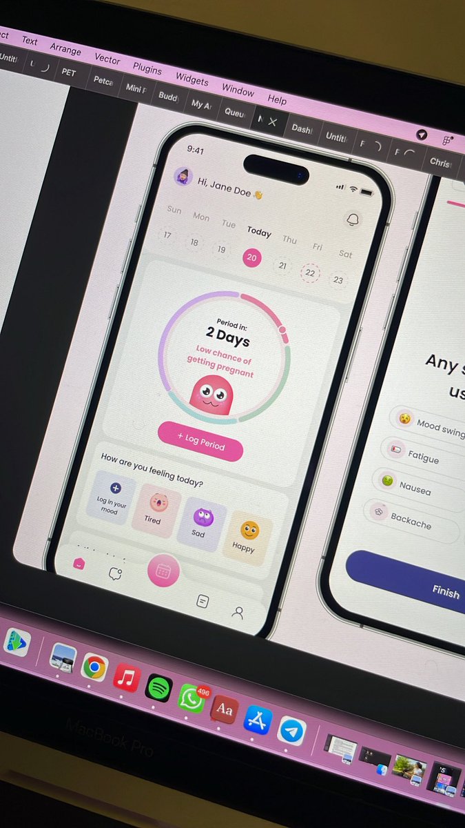 fancyjewel0's tweet image. Worked on a mobile experience for breast cancer awareness and period tracking, and it’s one of those projects that reminded me why I love what I do