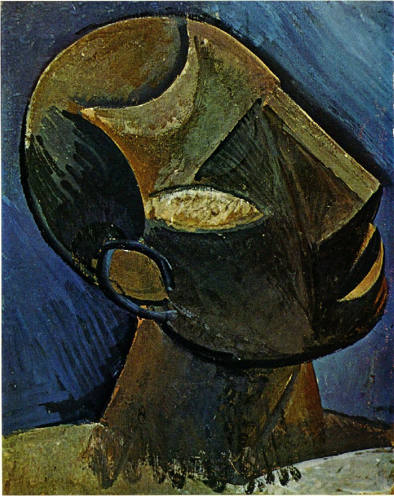 Pablo Picasso (@pablocubist) on Twitter photo Head of a man, 1908 #artbots #picasso Head of a man, 1908 #artbots #picasso