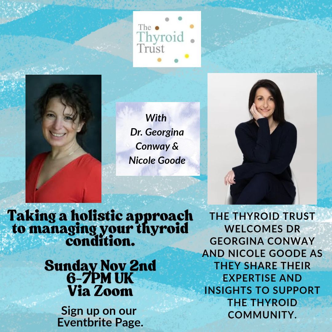 Join us for our next online event with Dr Georgina Conway &amp; Nicole Goode!
Get tickets here: eventbrite.co.uk/e/taking-a-hol…