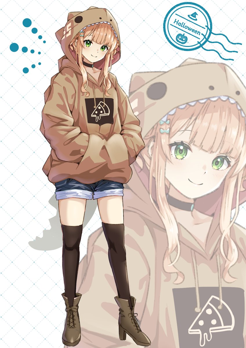 CAGASYO's tweet image. ［竜］恐竜パーカー🍕🎢　#らくがきろこ