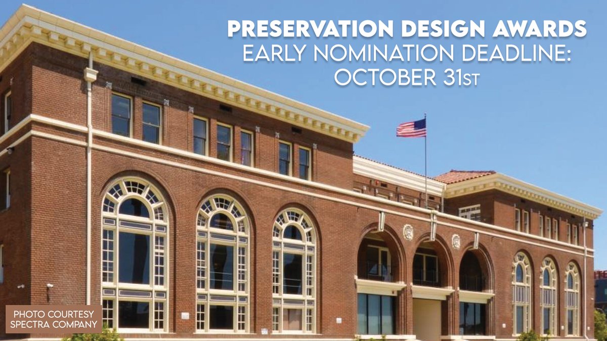ca_preservation's tweet image. Submit nominations for the 2026 Preservation Design Awards, a statewide hallmark showcasing the best in historic preservation.
Early deadline: Friday, October 31, 2025
Late deadline: Friday, January 9, 2026
Visit bit.ly/CPF-PDA to learn more. #PDA #CA #Preservation