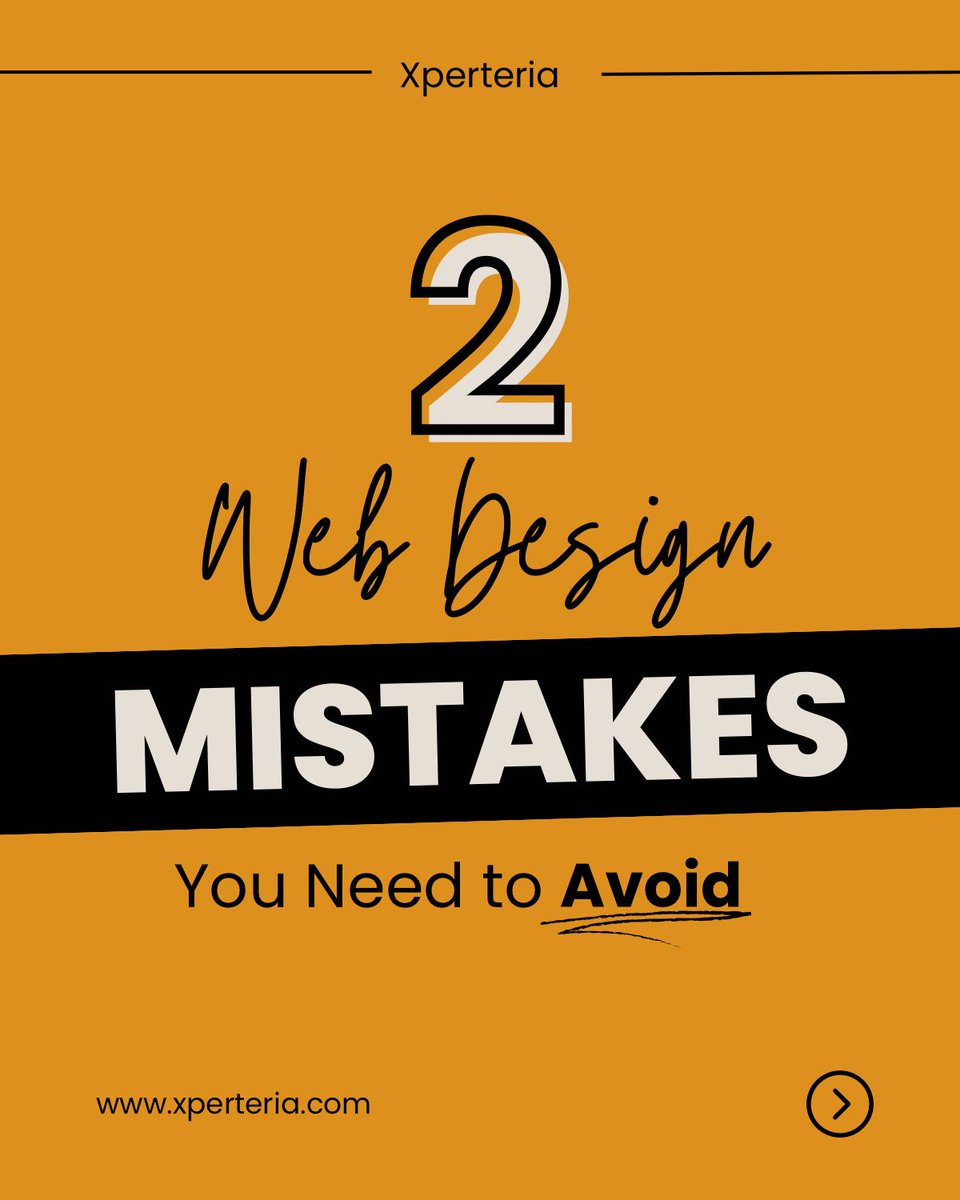 Xperteria's tweet photo. You worked hard on your website — don’t let simple mistakes push visitors away.
Swipe to learn what to avoid👇
#webdesign #ecommercetips #websitestrategy #shopifyuk #xperteria #webdesignmistakes https://t.co/nPF8BUJpkL