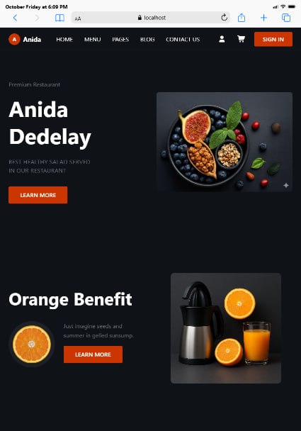 Dev_JesseMaduka's tweet image. Day 42 of building my restaurant web app 🍽️
Finished the main page + added extra sections + footer ✅
Next up: animations to make the UI come alive 🎨
Consistency is winning 🧱
#100DaysOfCode #buildinpublic #webdev