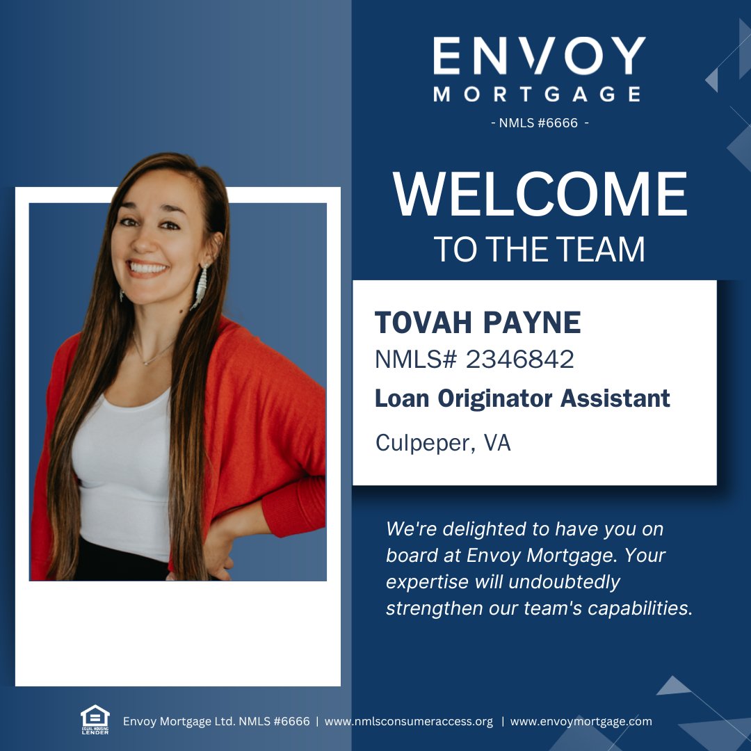 EnvoyMortgage's tweet image. Let’s give a big, warm “WELCOME TO THE ENVOY TEAM!” to our new colleagues! 🙌

#Newteam #EnvoyTeam #WelcomeAboard #MortgageExperts #HomeBuying #TeamGrowth #2025Goals #Envoymortgage #Strong #Dreamhome #Happyhouse #Loanassistance