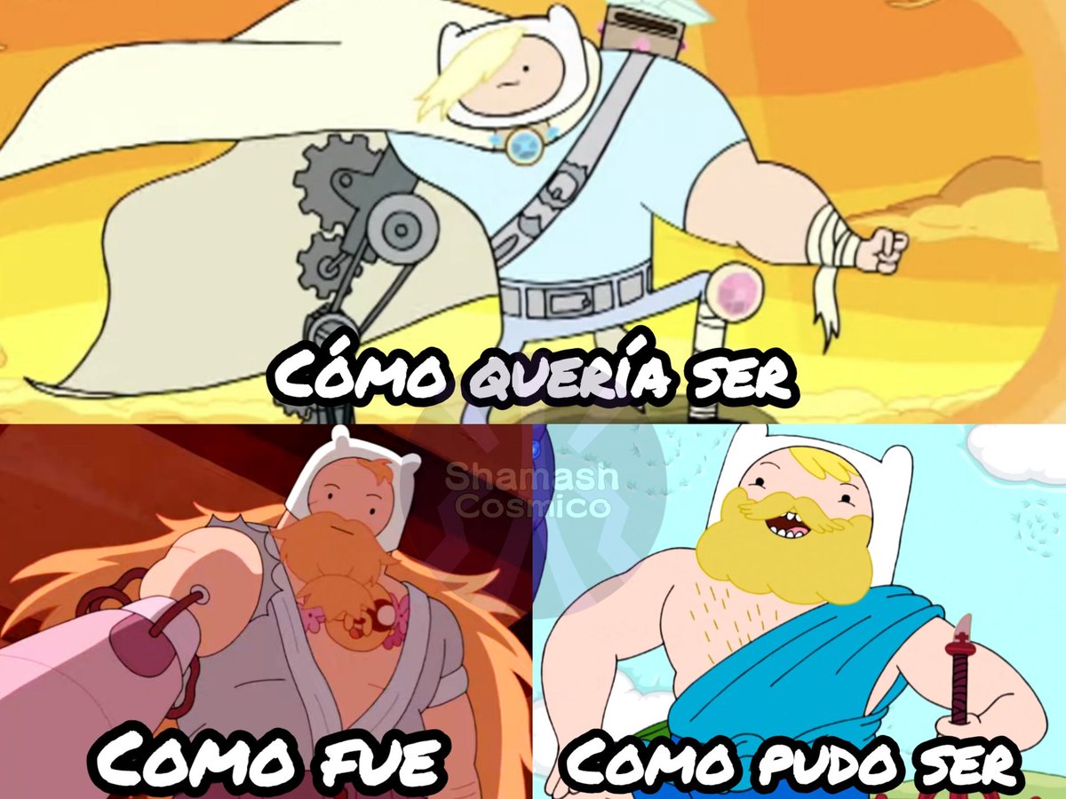 ShamashYT's tweet image. Las versiones adultas de Finn.
(Me lo robe y lo mejore :v)