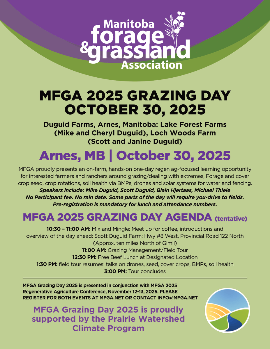 MFGA 2025 Grazing Day! Sign up: mfga.net