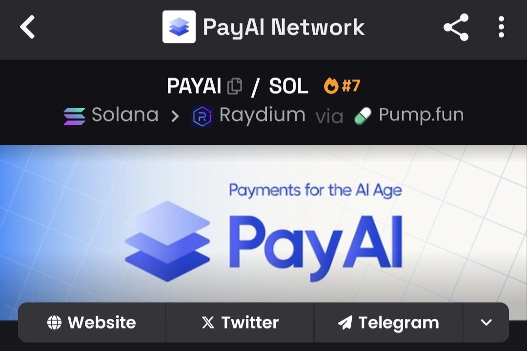 The X402 meta has launched. I made my first purchase by buying the $Payai token on the Solana network. I chose Solana because of its large number of active users and the practicality of trading transactions. Compared to the Base network, it’s currently the easier option. The