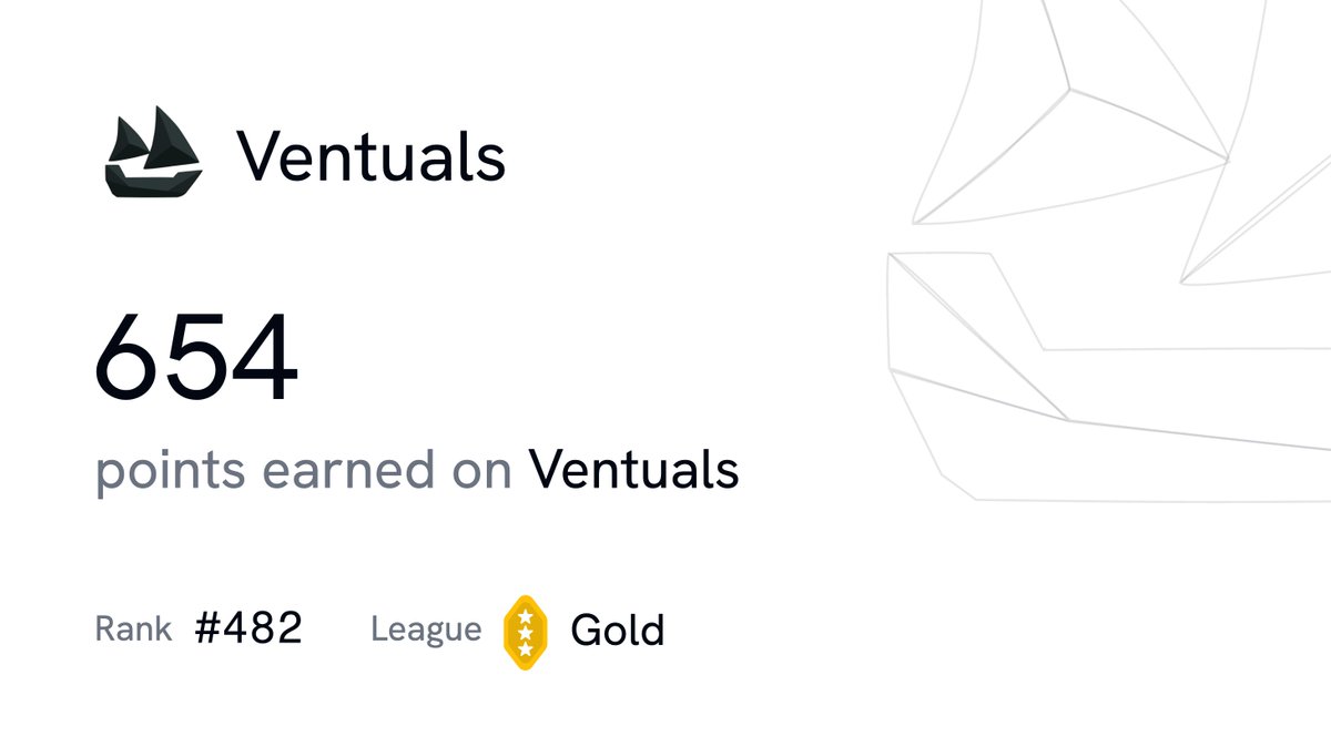crypto_mathis's tweet image. Yepa some more points on  @ventuals