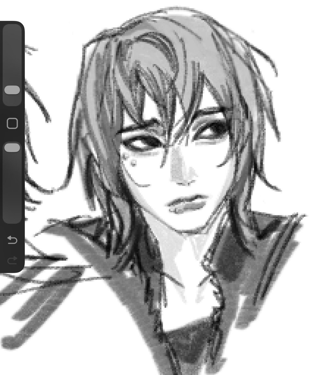 I only like drawing faces sorry