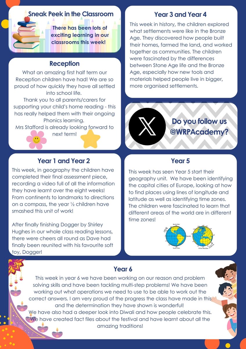 WRPAcademy's tweet image. This week’s newsletter is out now! #LatestNews #KeepUpToDate #BusyWeek #EndOfHalfTerm