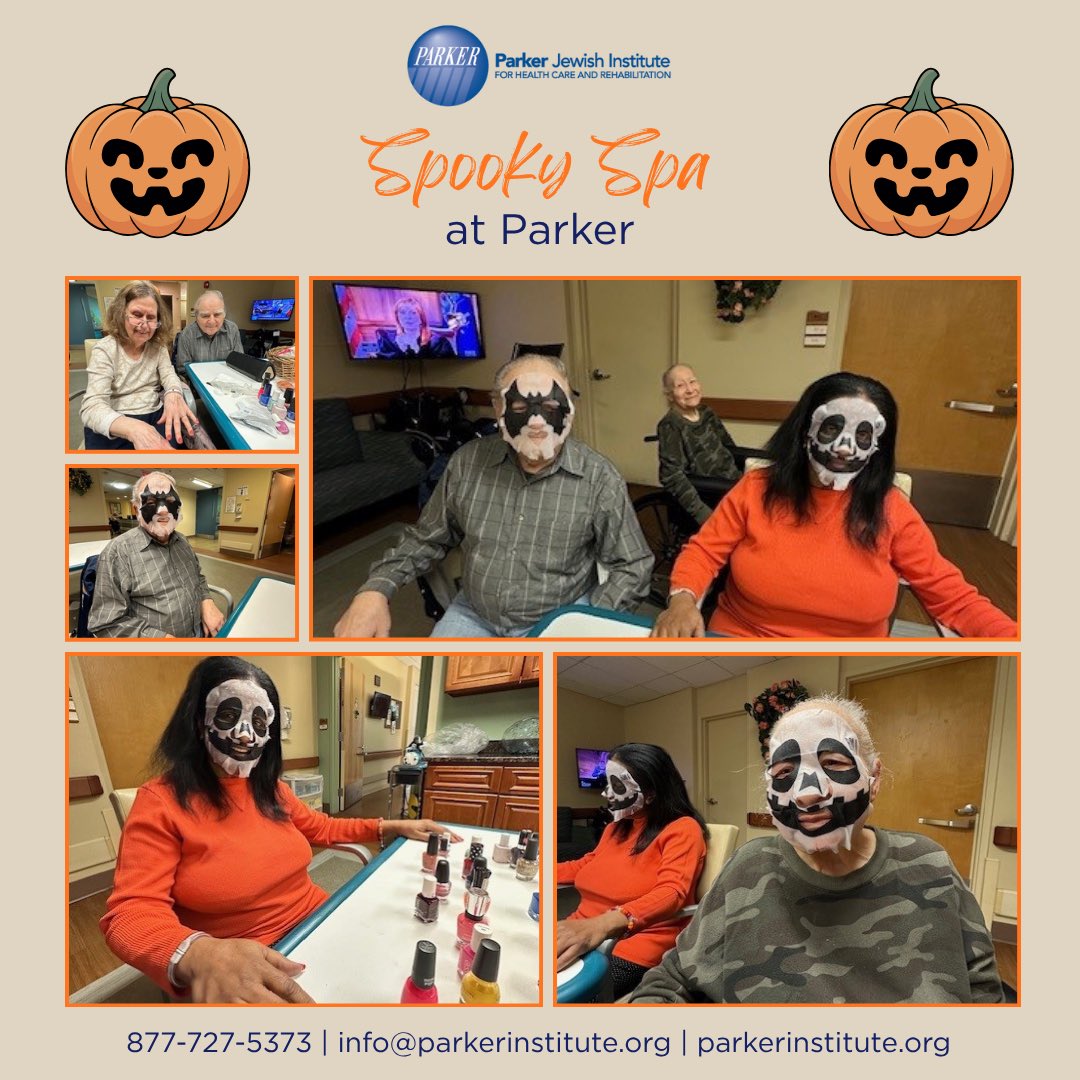 💅🎃 Spooky Spa Day at Parker.
Our residents were ‘glowing’ during this fun spa session that offered Halloween-inspired facial masks and manicures.
 
#ParkerLife #SpookySpa #HalloweenFun