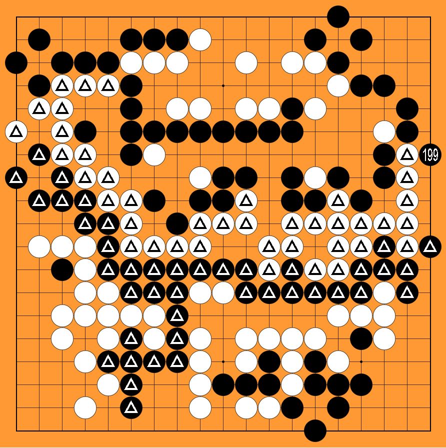 Сегодня в турнирной партии между Чон Дэсаном (слева) и Ким Чонгсу встретился один из крупнейших семиаев в истории профессионального Го.