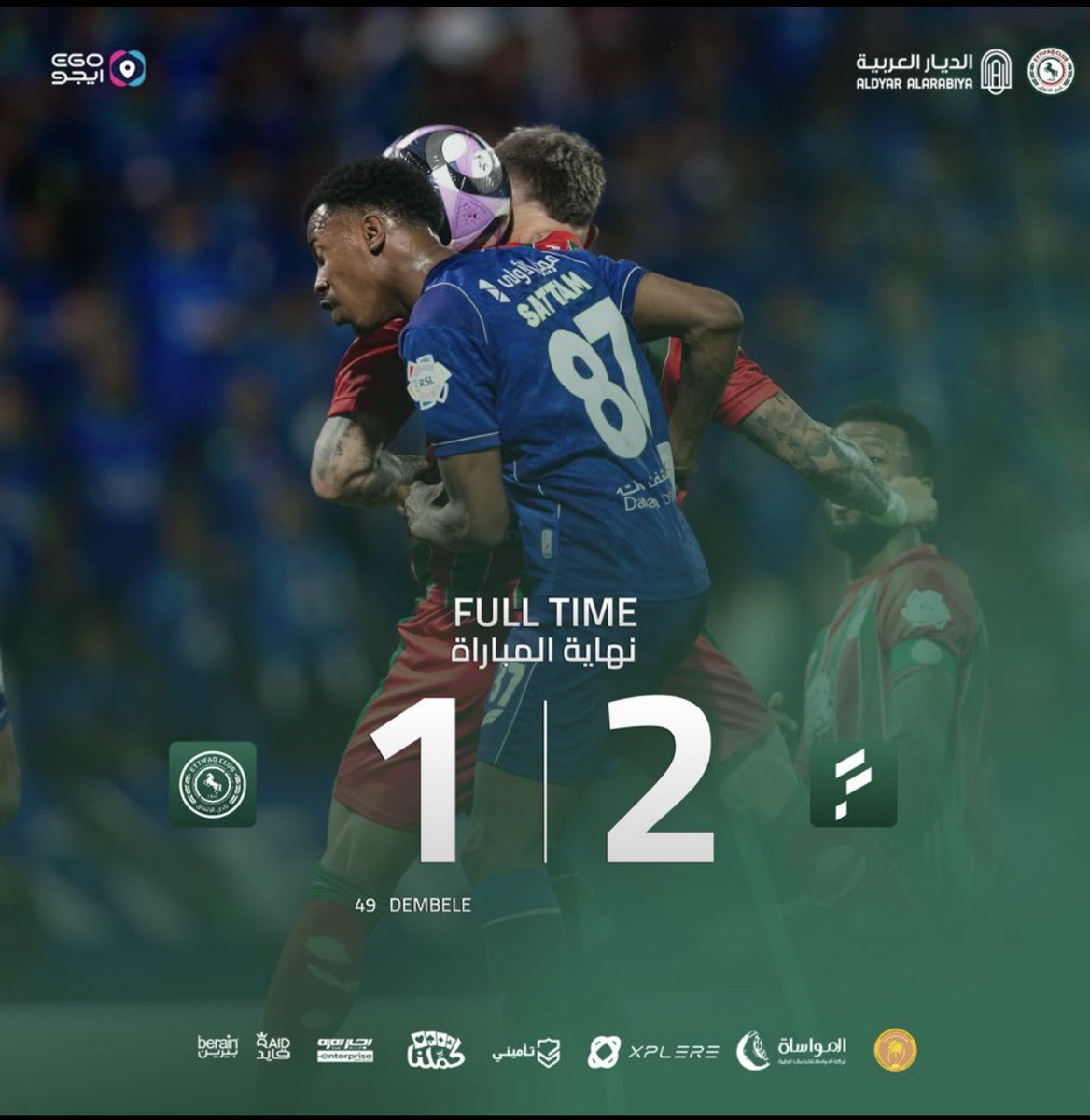 هارد لك لمحبي النواخذة
كنت اتوقع ان تكون هناك ردة فعل قويه
من اللاعبين لتعويض خسارة الهلال
والظهور بشكل افضل فنيآ
لكن خاب الظن ولم يقدمو شي يذكر بأستثناء الحارس روداك 
الفريق لازال تائهه فنيآ وبدون هويه واضحه
يجب ايجاد الحلول للعودة الوضع لايطمن
مبروك للفتح ومحبيه 
#الفتح_الاتفاق